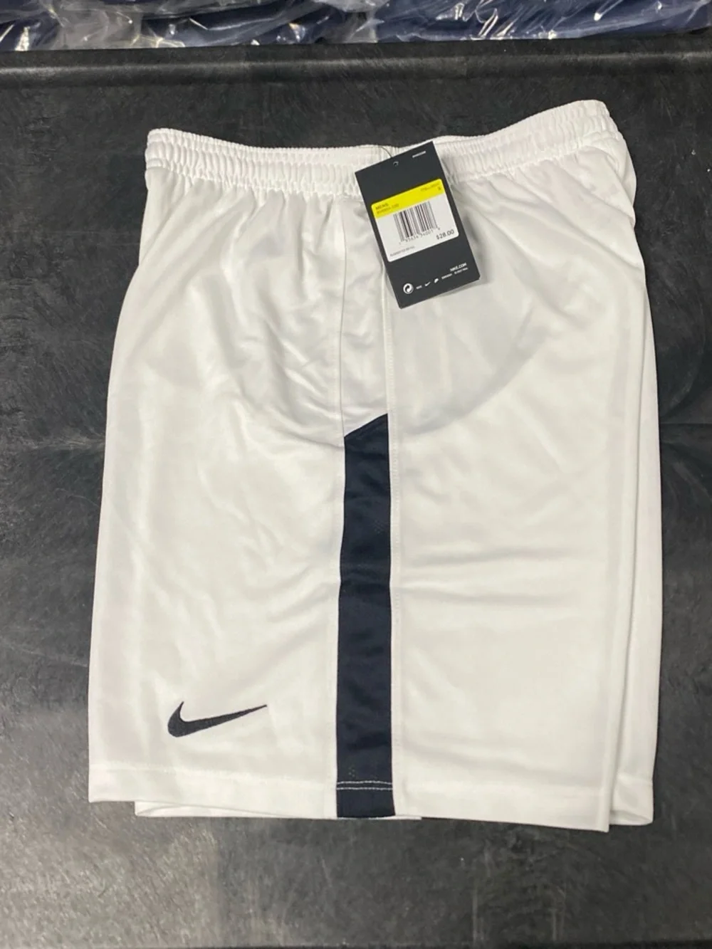 Nike Dri-FIT Men’s League Knit II Shorts White (BV6854-100) Athletic Small NWT